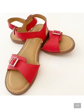 Hanna Andersson red sandals